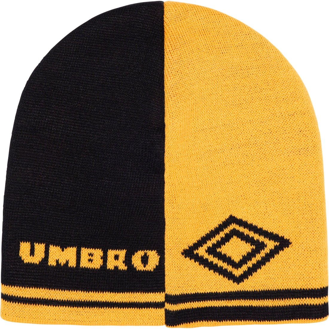 Details on Supreme Umbro Beanie Black from fall winter
                                                    2023 (Price is $40)