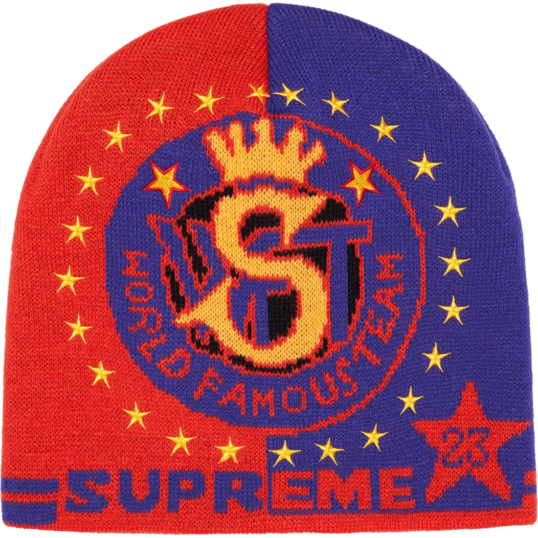 Details on Supreme Umbro Beanie Red from fall winter
                                                    2023 (Price is $40)