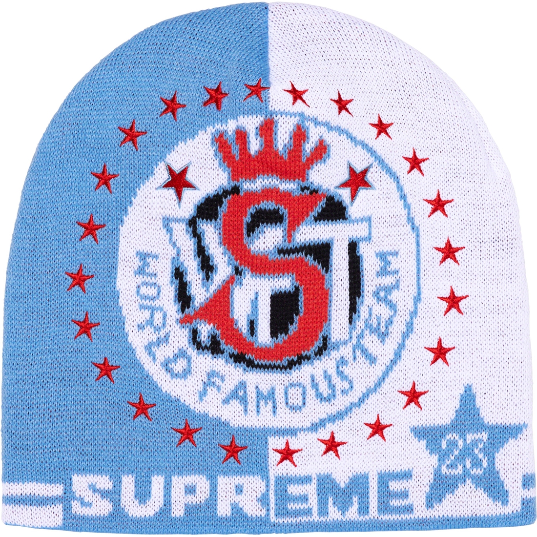 Details on Supreme Umbro Beanie White from fall winter
                                                    2023 (Price is $40)