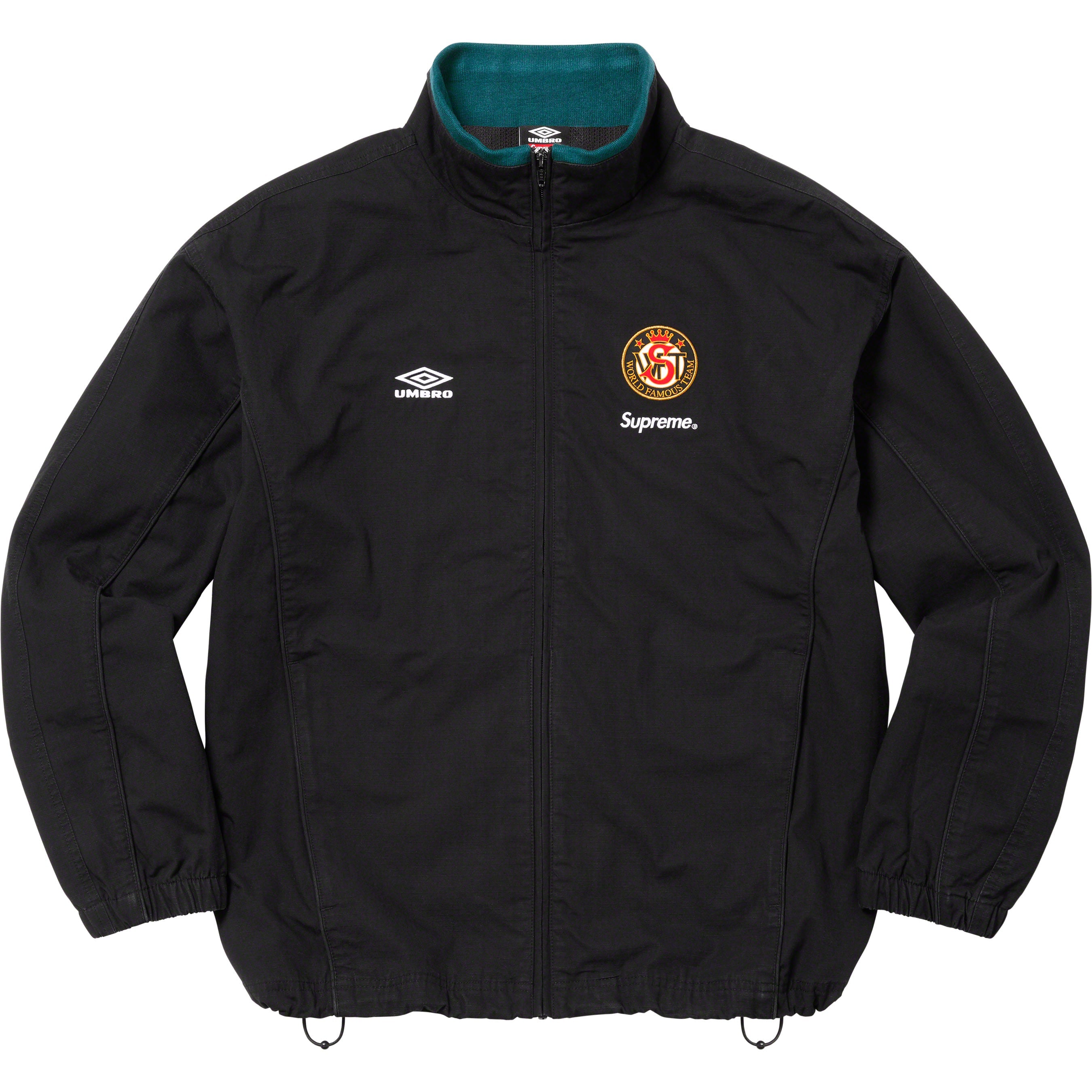 supreme umbro track jacket black