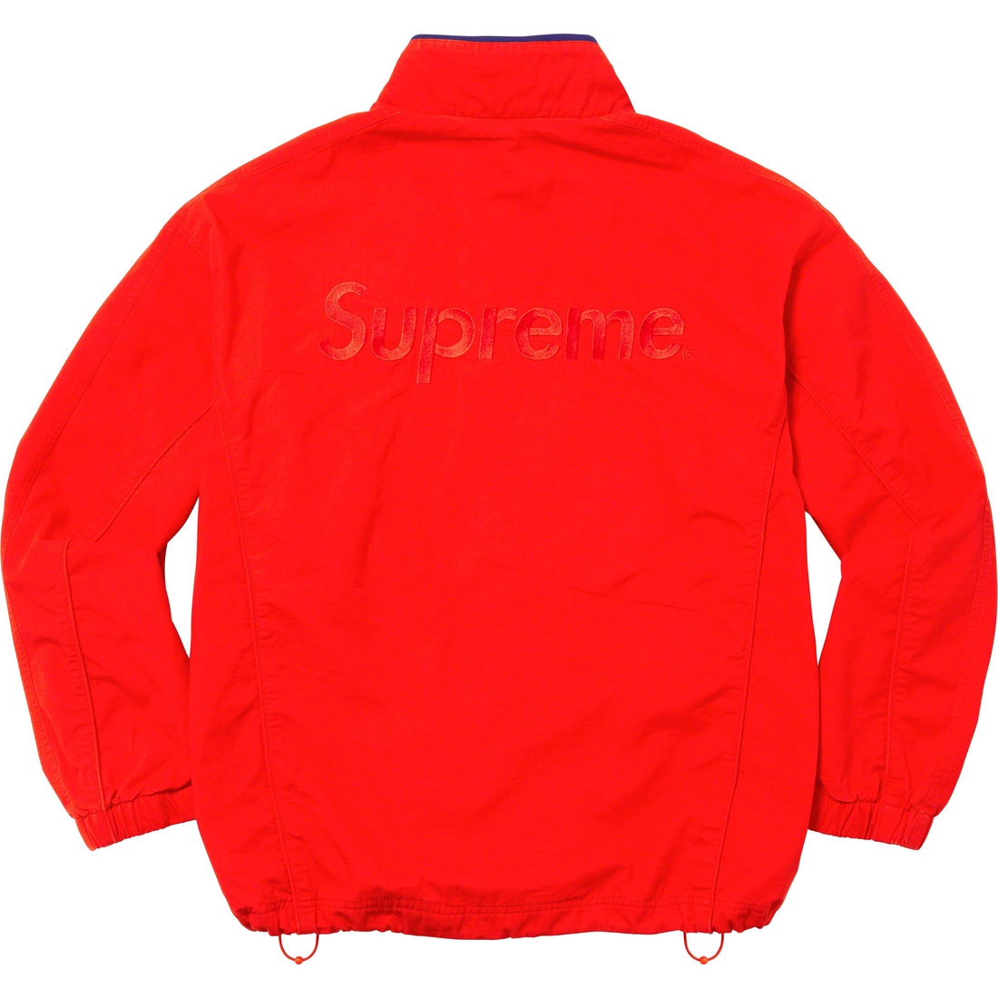 Details on Supreme Umbro Cotton Ripstop Track Jacket Red from fall winter
                                                    2023 (Price is $188)