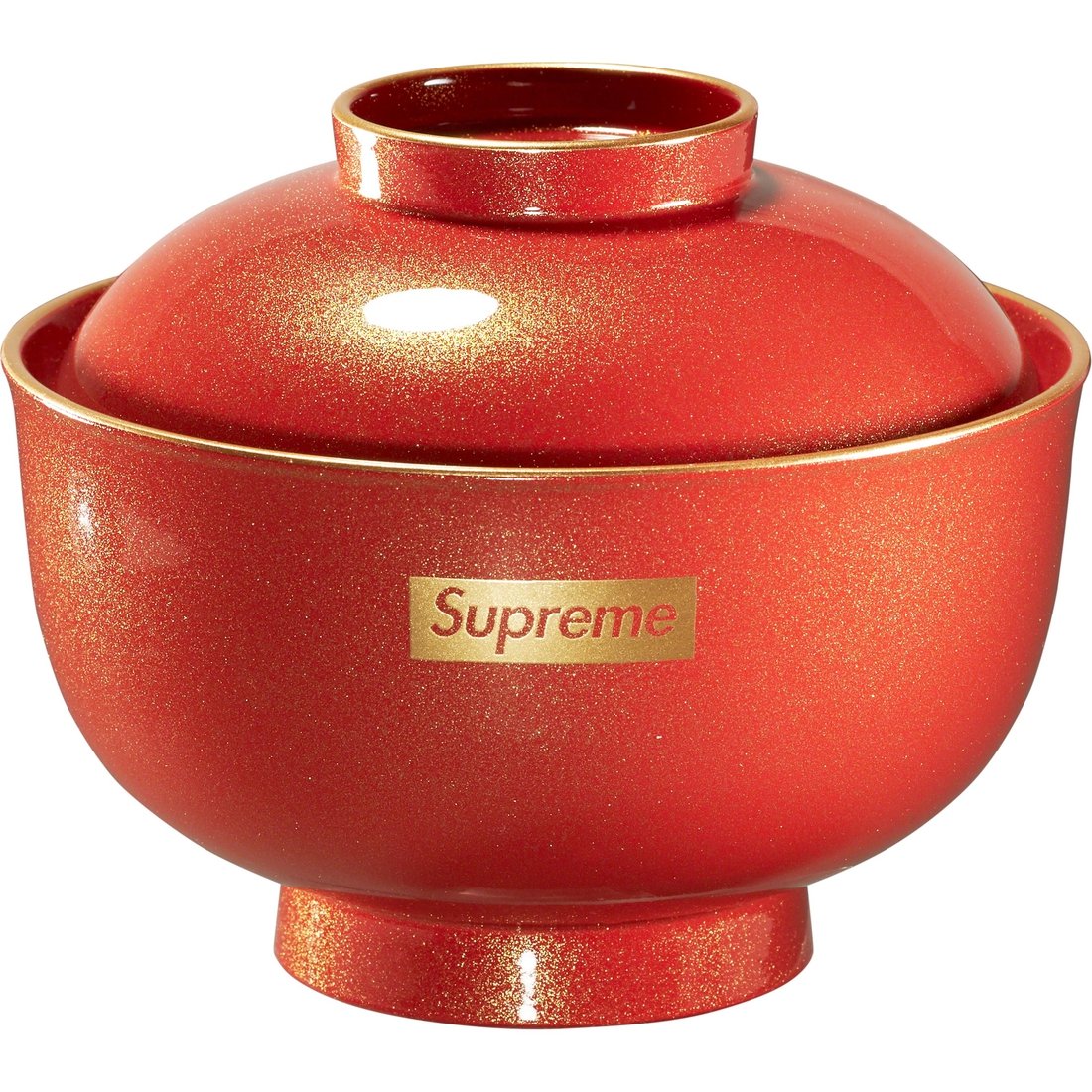 Details on Supreme Zoni Glitter Bowl Red from fall winter
                                                    2023 (Price is $44)
