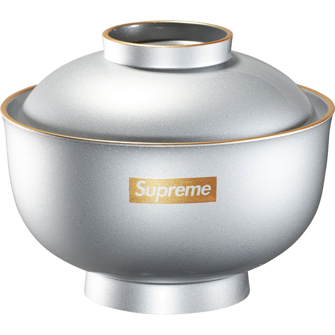 Details on Supreme Zoni Glitter Bowl Silver from fall winter
                                                    2023 (Price is $44)