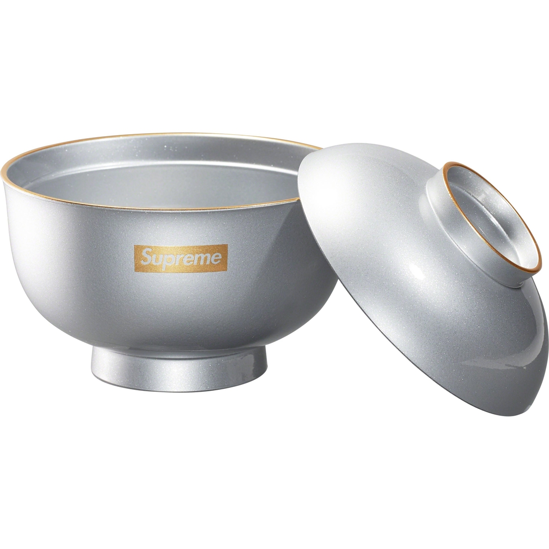 Details on Supreme Zoni Glitter Bowl Silver from fall winter
                                                    2023 (Price is $44)