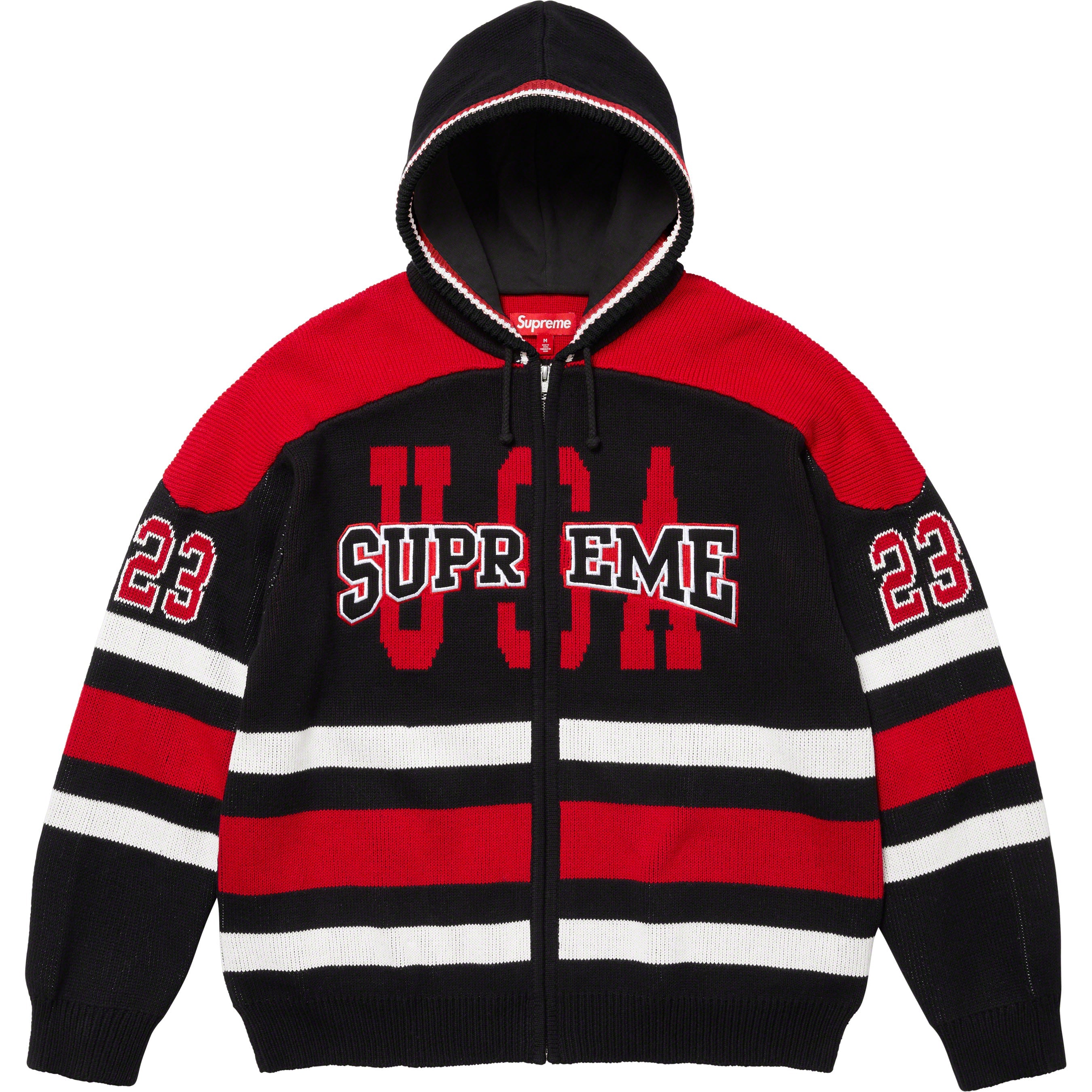 USA Zip Up Hooded Sweater - fall winter 2023 - Supreme