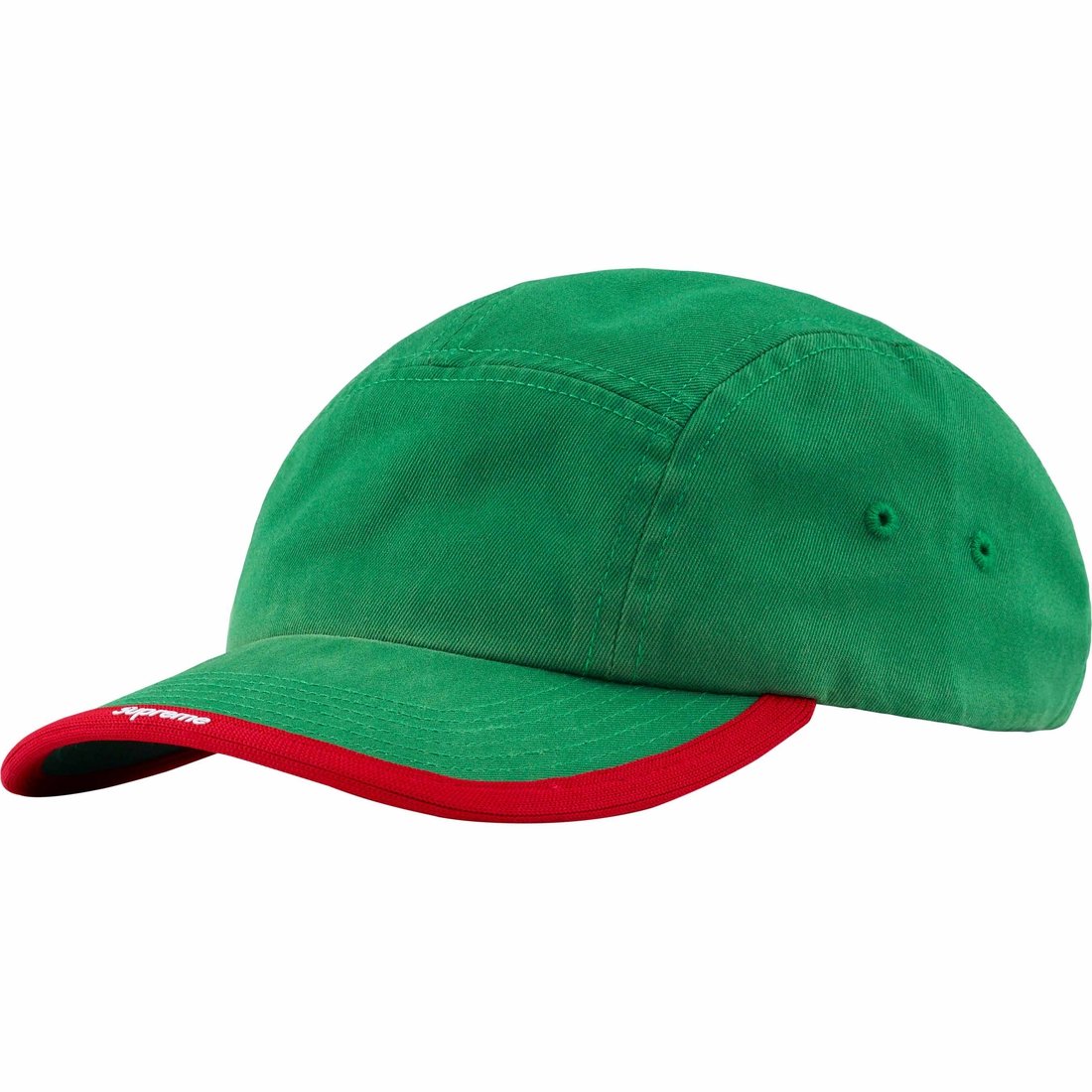 Details on Visor Logo Camp Cap Green from fall winter
                                                    2023 (Price is $48)