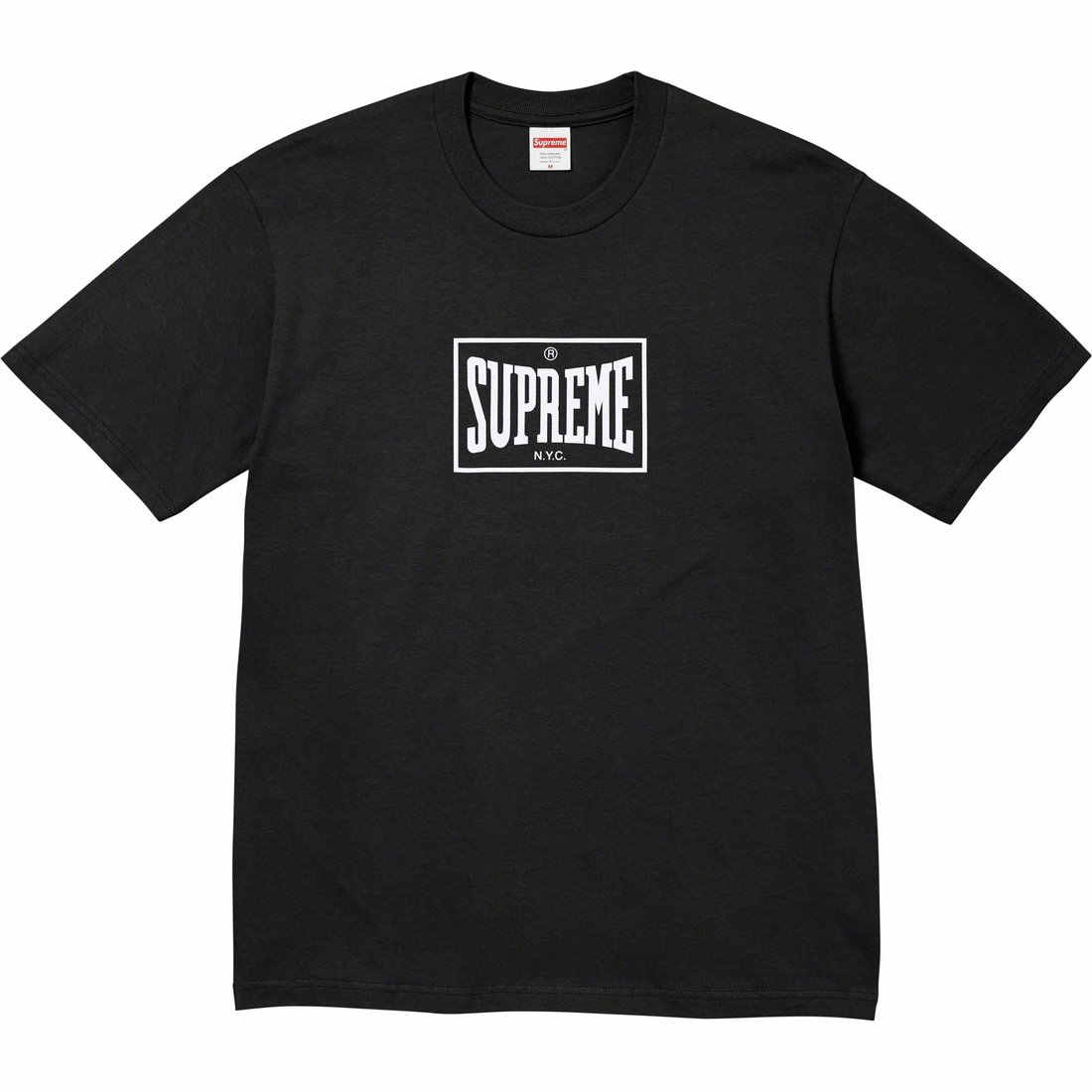 Details on Warm Up Tee Black from fall winter 2023 (Price is $40)