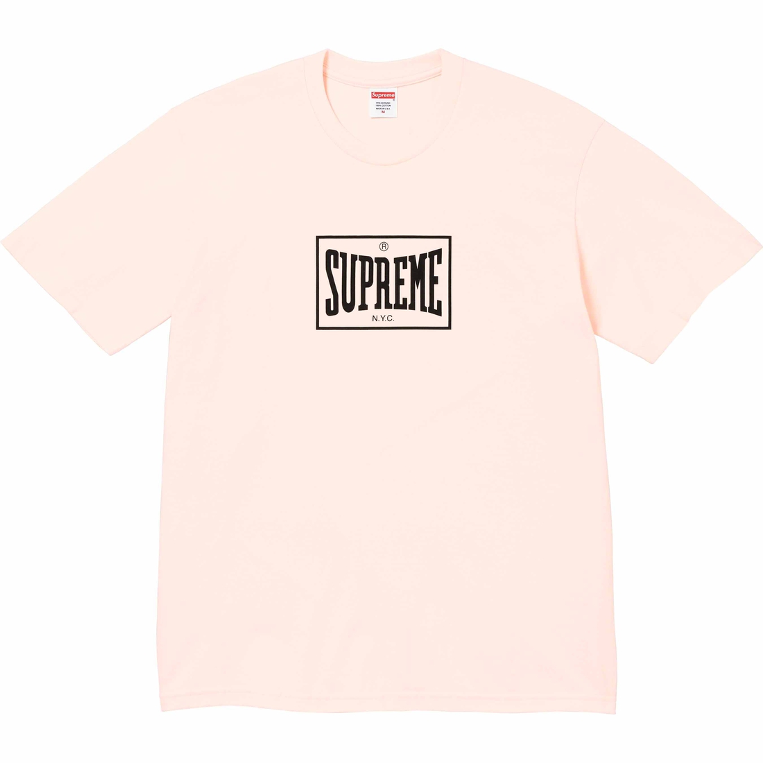 Details on Warm Up Tee Pale Pink from fall winter
                                                    2023 (Price is $40)