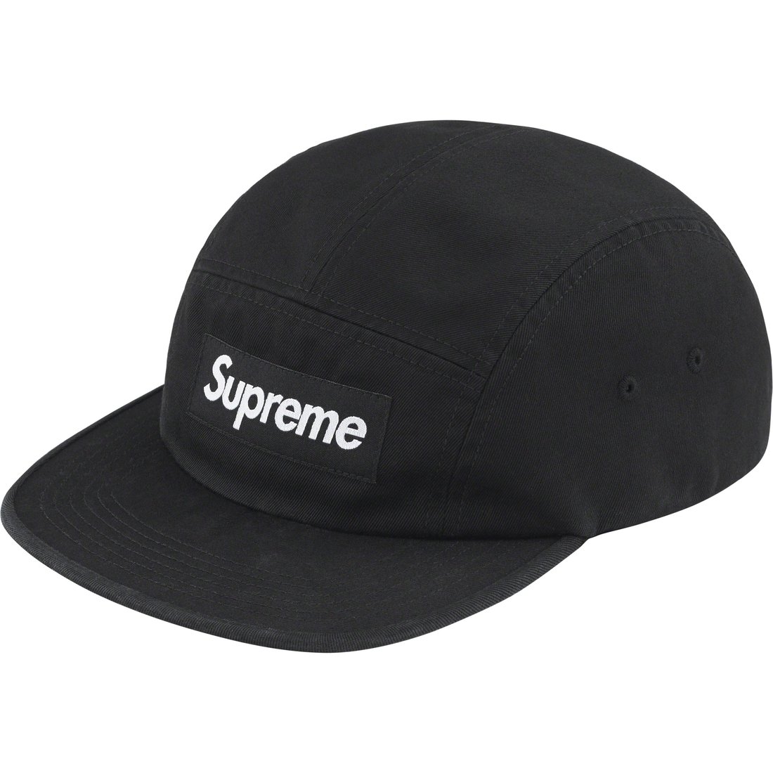 Details on Washed Chino Twill Camp Cap Black from fall winter
                                                    2023 (Price is $48)