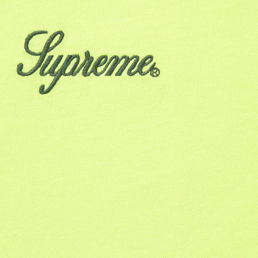 Details on Washed Script S S Top Lime from fall winter
                                                    2023 (Price is $54)