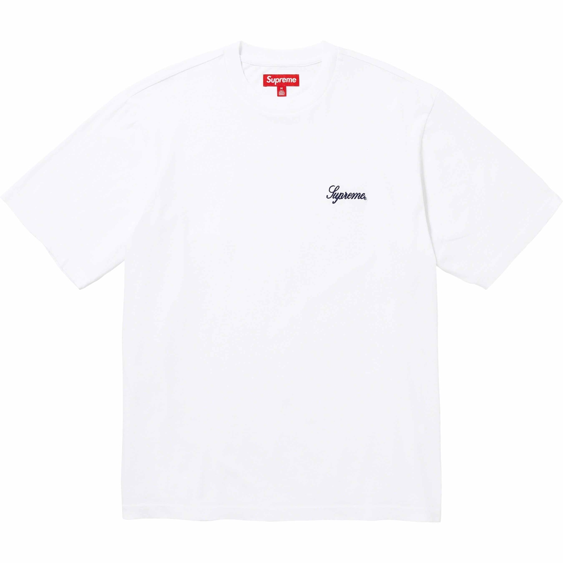 Details on Washed Script S S Top White from fall winter
                                                    2023 (Price is $54)