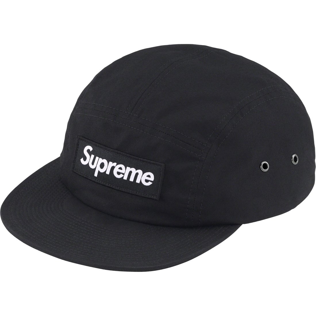 Details on Waxed Cotton Camp Cap Black from fall winter
                                                    2023 (Price is $48)