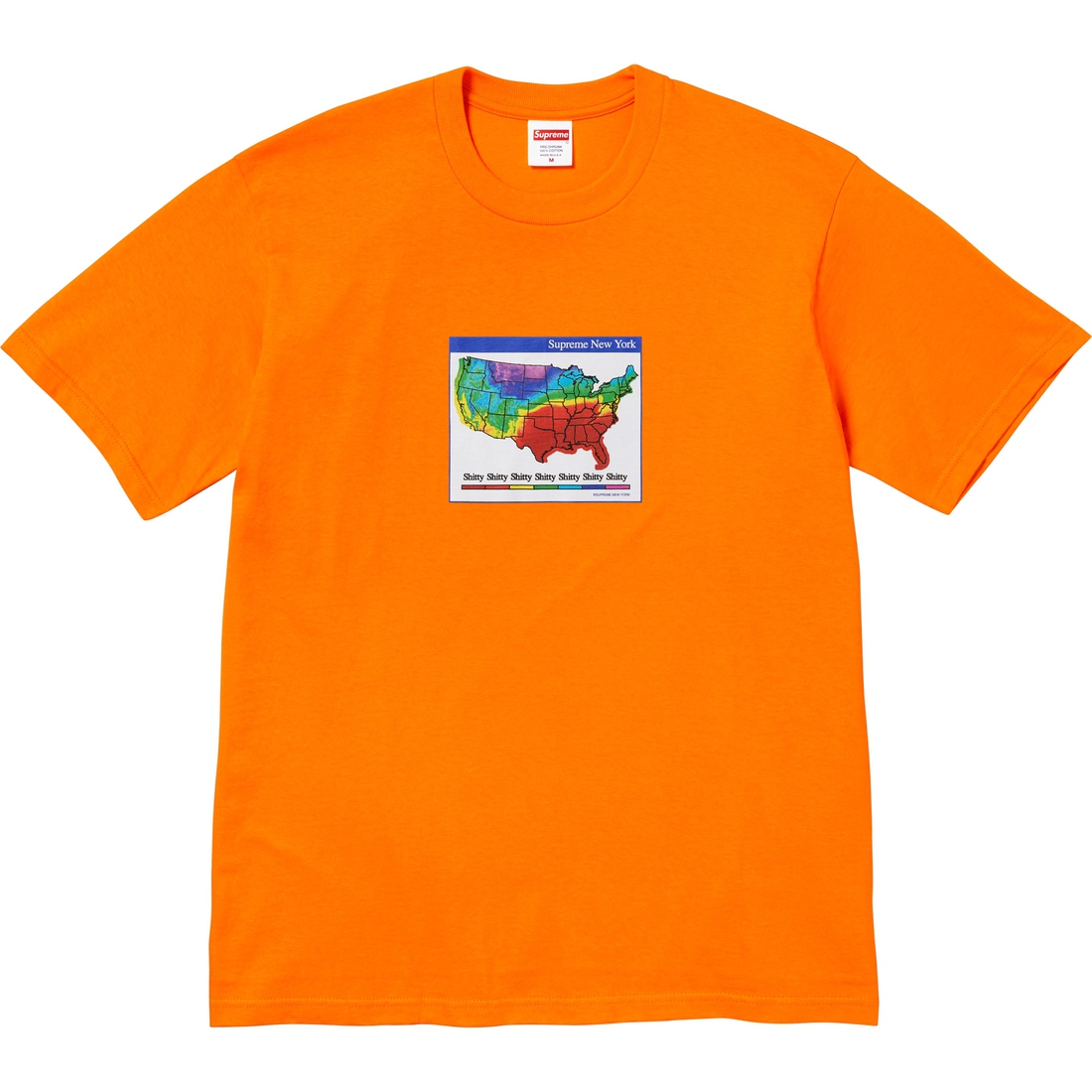 Details on Weather Tee Orange from fall winter
                                                    2023 (Price is $40)