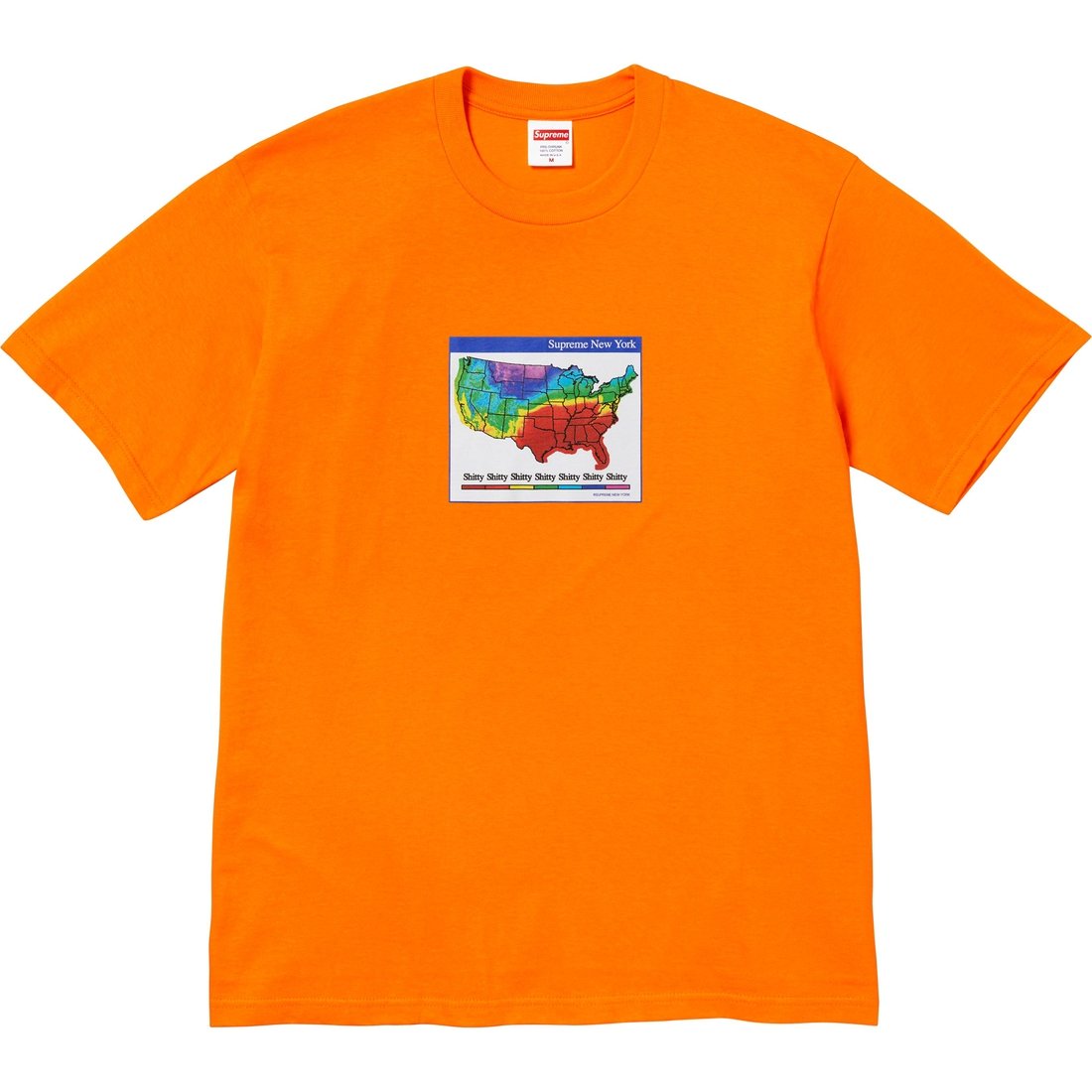 Details on Weather Tee Orange from fall winter
                                                    2023 (Price is $40)