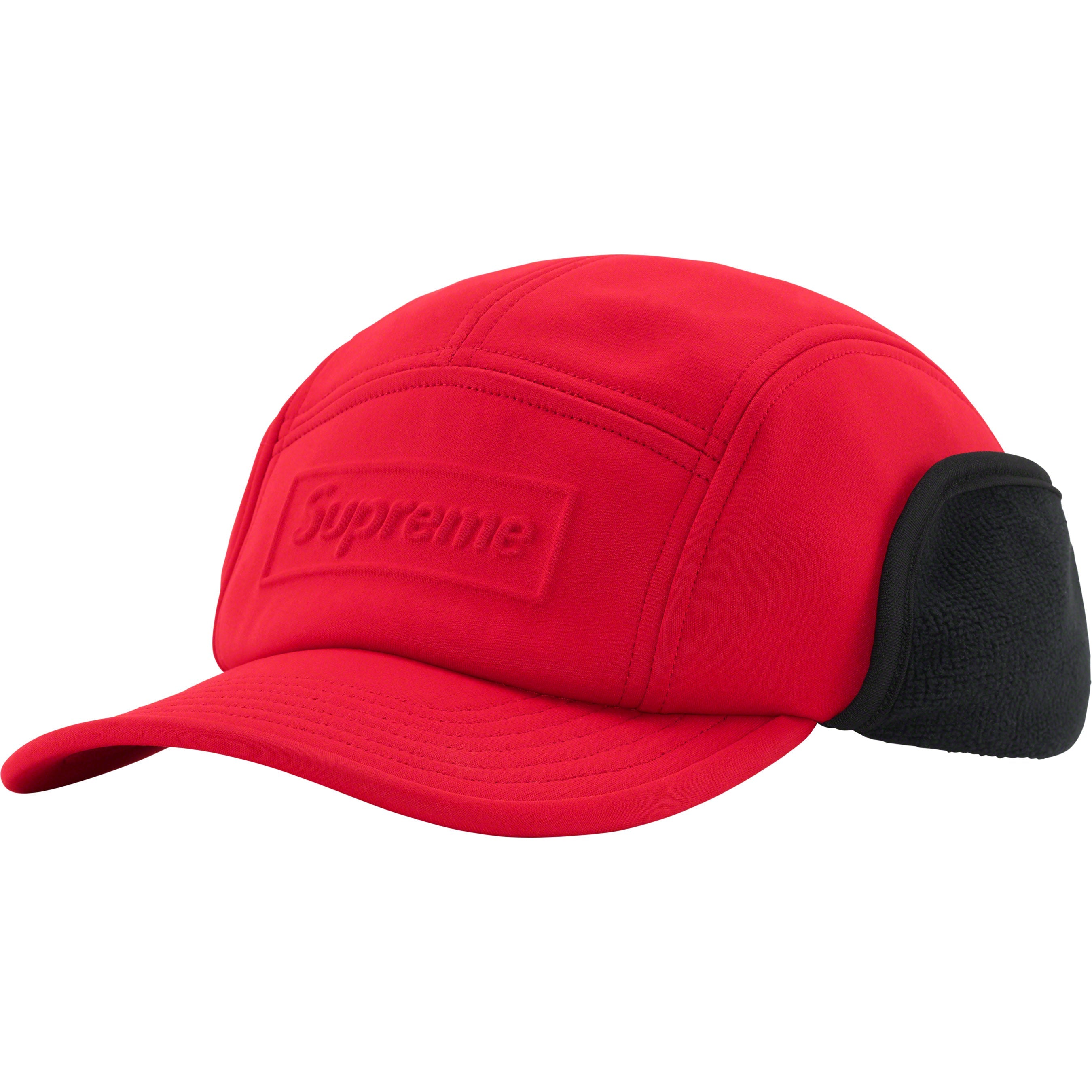 supreme  earlap camp cap