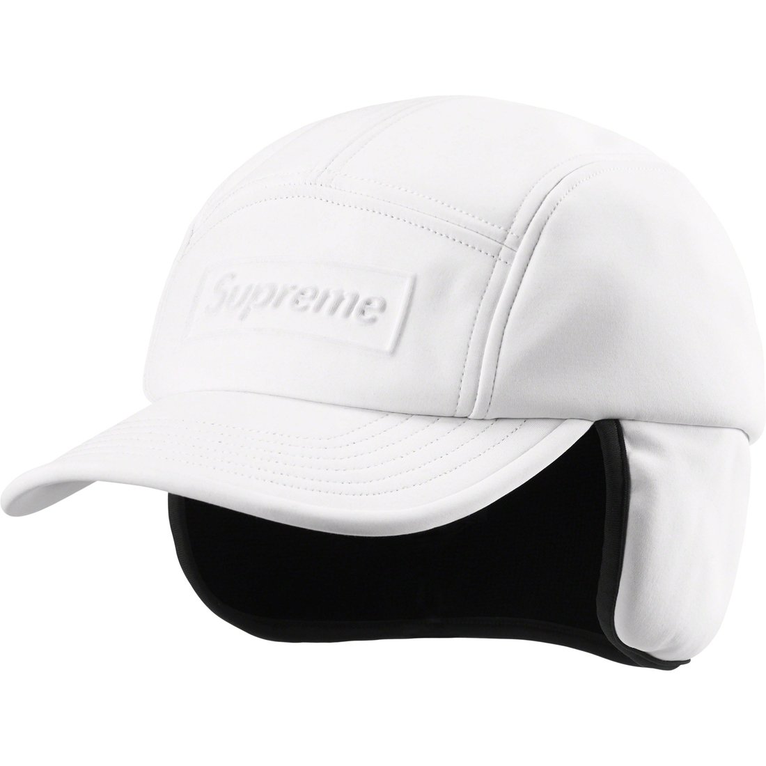 Details on WINDSTOPPER Earflap Camp Cap White from fall winter
                                                    2023 (Price is $60)