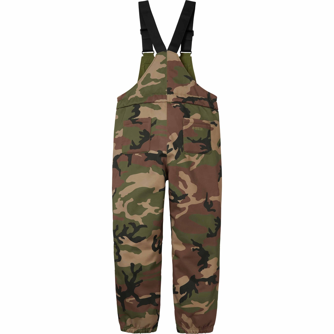 Details on WINDSTOPPER Overall Woodland Camo from fall winter
                                                    2023 (Price is $258)