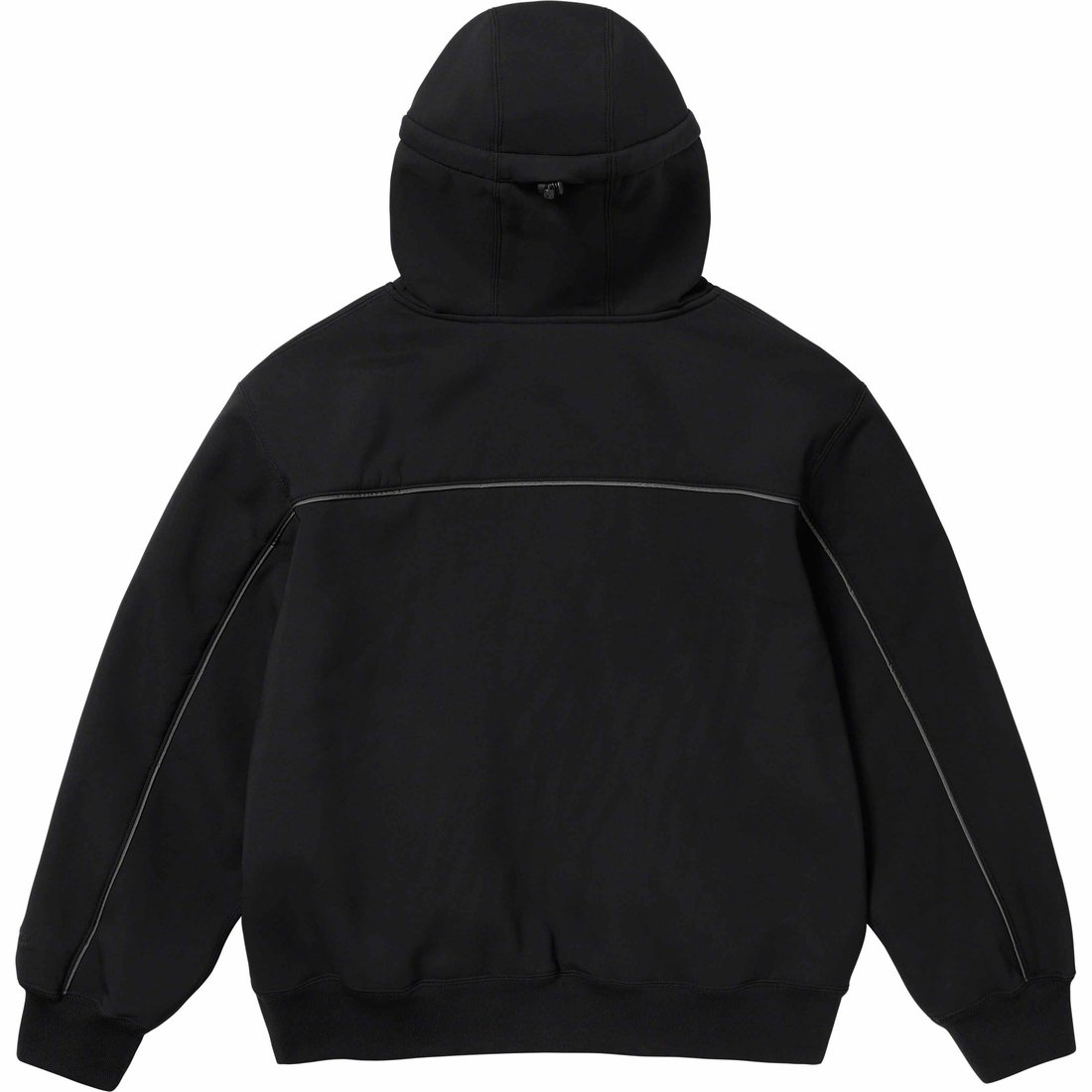 Details on WINDSTOPPER Zip Up Hooded Sweatshirt Black from fall winter
                                                    2023 (Price is $198)