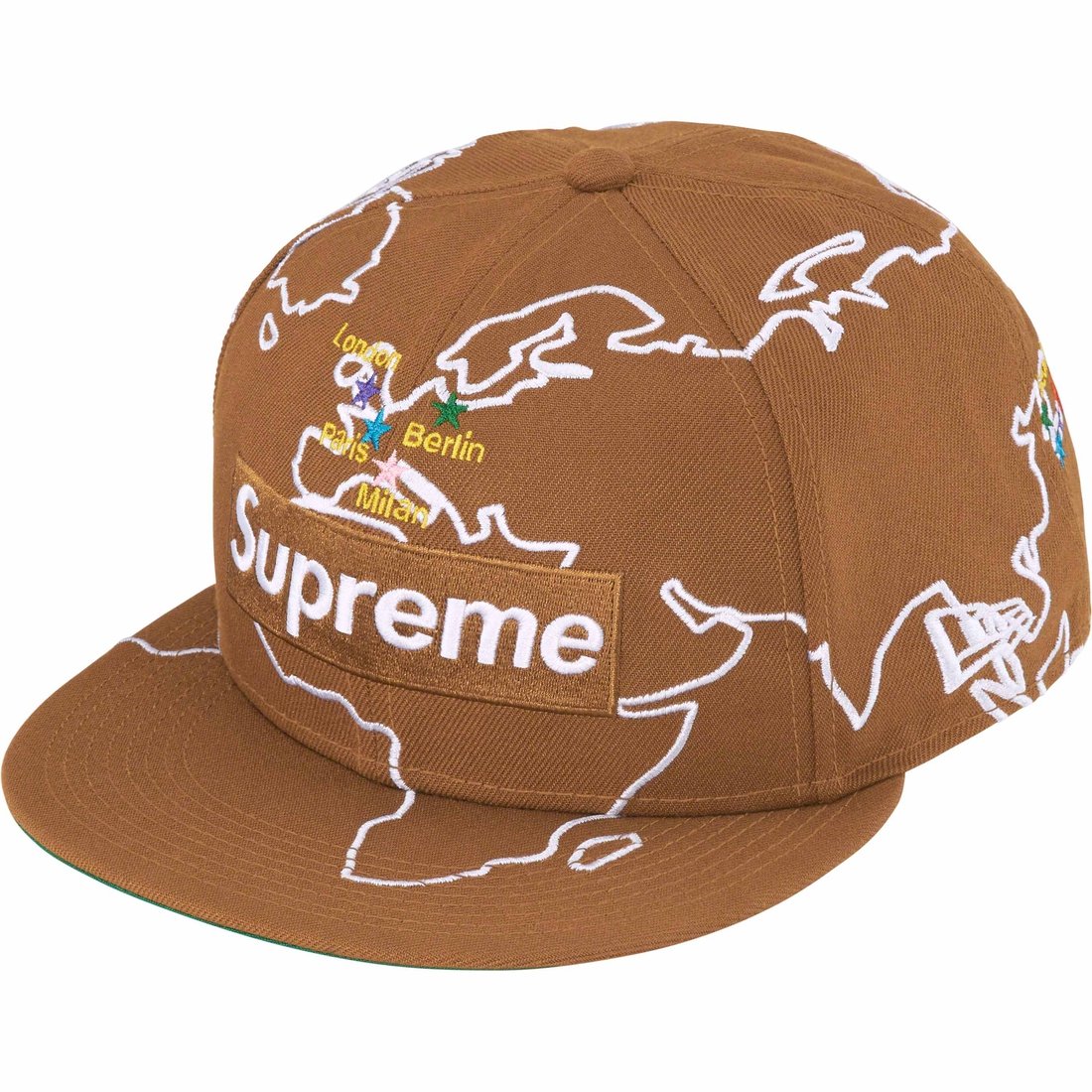 Details on Worldwide Box Logo New Era Brown from fall winter
                                                    2023 (Price is $54)