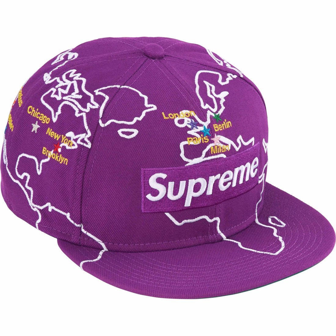 Details on Worldwide Box Logo New Era Purple from fall winter
                                                    2023 (Price is $54)