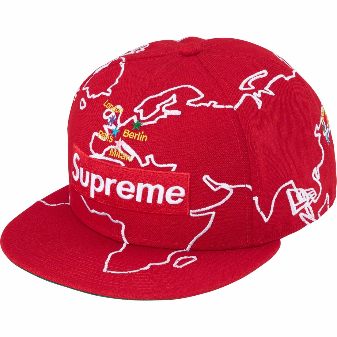 Details on Worldwide Box Logo New Era Red from fall winter
                                                    2023 (Price is $54)