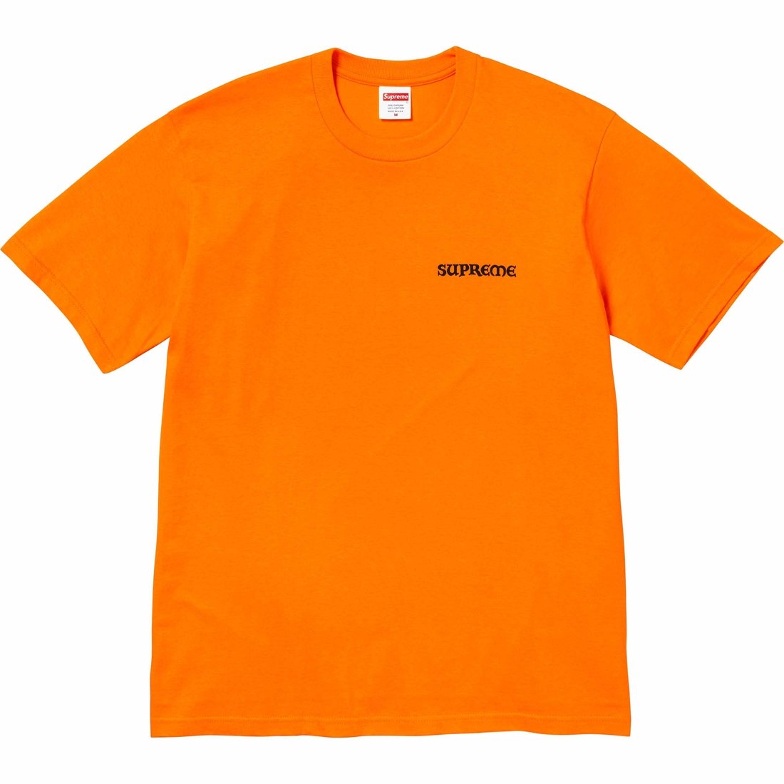 Details on Worship Tee Orange from fall winter
                                                    2023 (Price is $40)