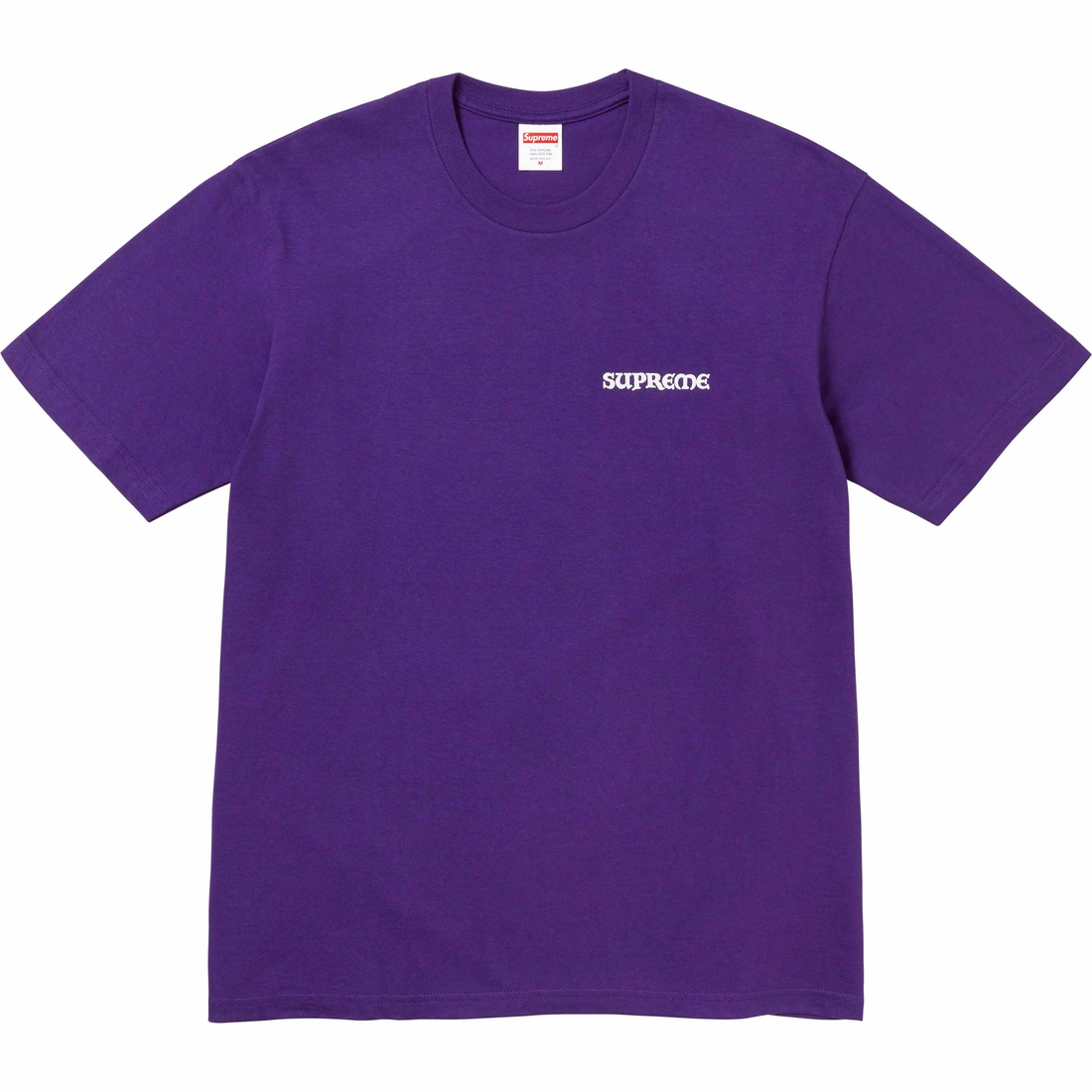 Details on Worship Tee Purple from fall winter 2023 (Price is $40)