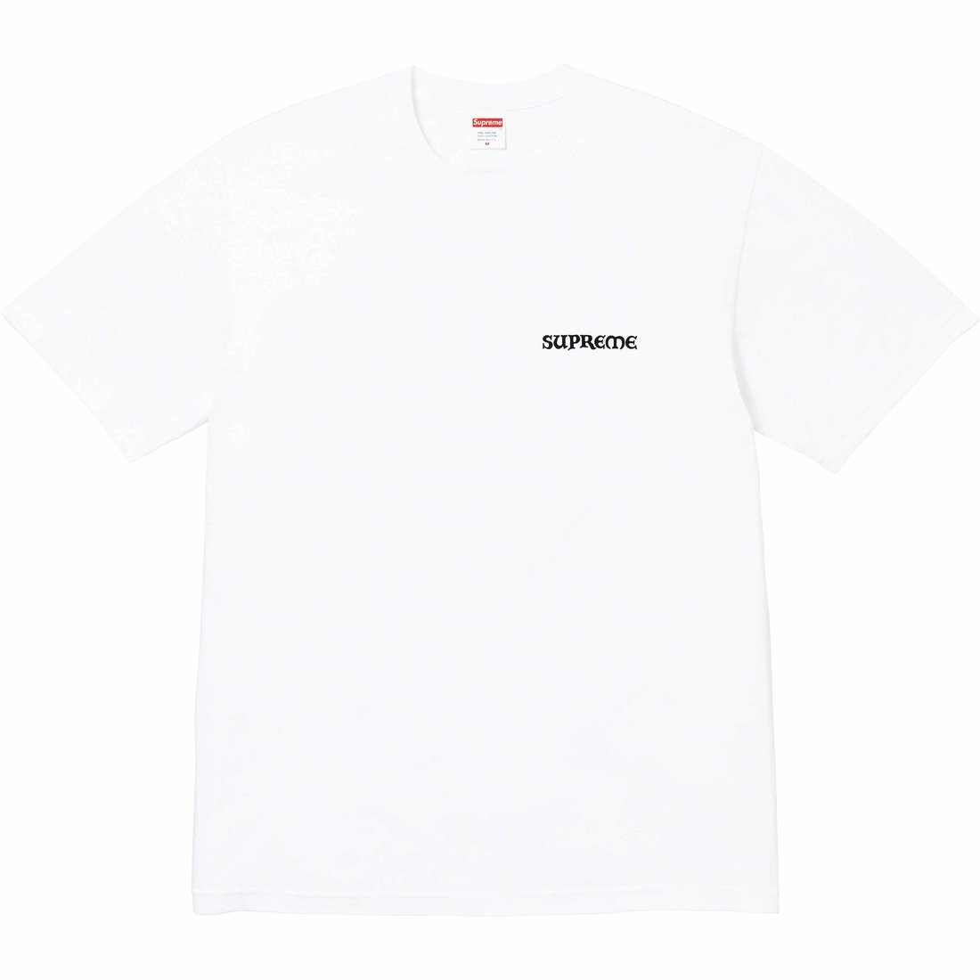 Details on Worship Tee White from fall winter 2023 (Price is $40)