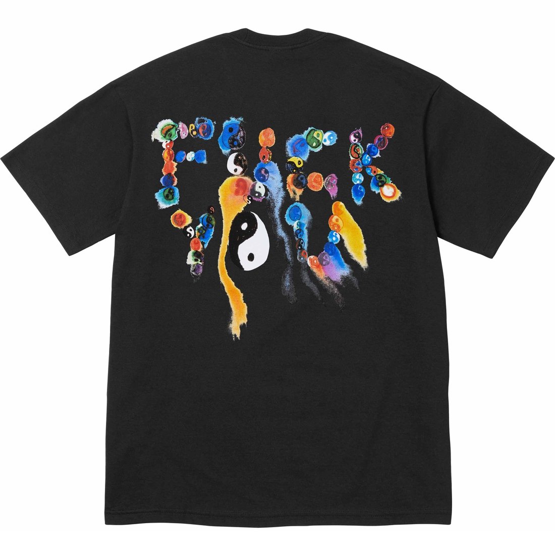 Details on Ying Yang Tee Black from fall winter
                                                    2023 (Price is $40)