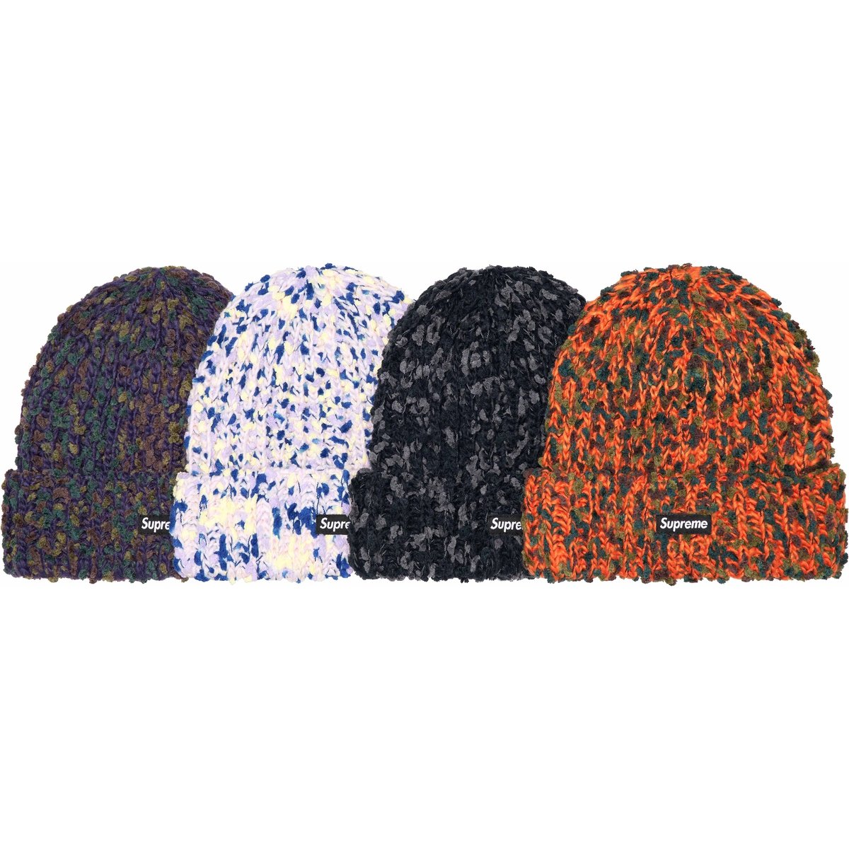 Supreme Chenille Beanie for fall winter 23 season