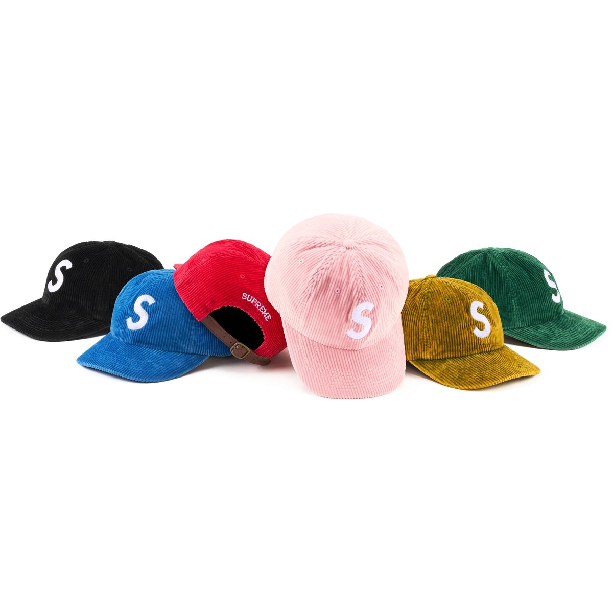 Supreme Corduroy S Logo 6-Panel for fall winter 23 season