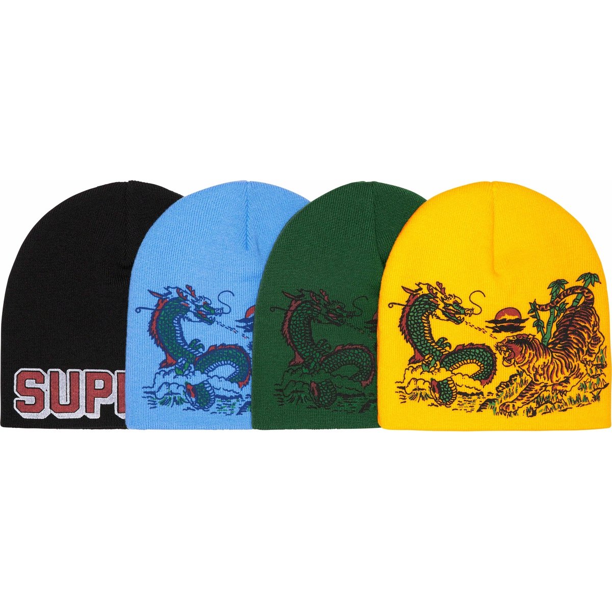 Supreme Dragon Beanie for fall winter 23 season