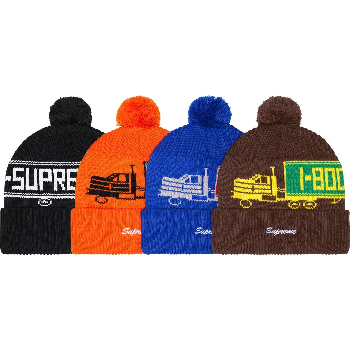 Supreme 18-Wheeler Beanie for fall winter 23 season