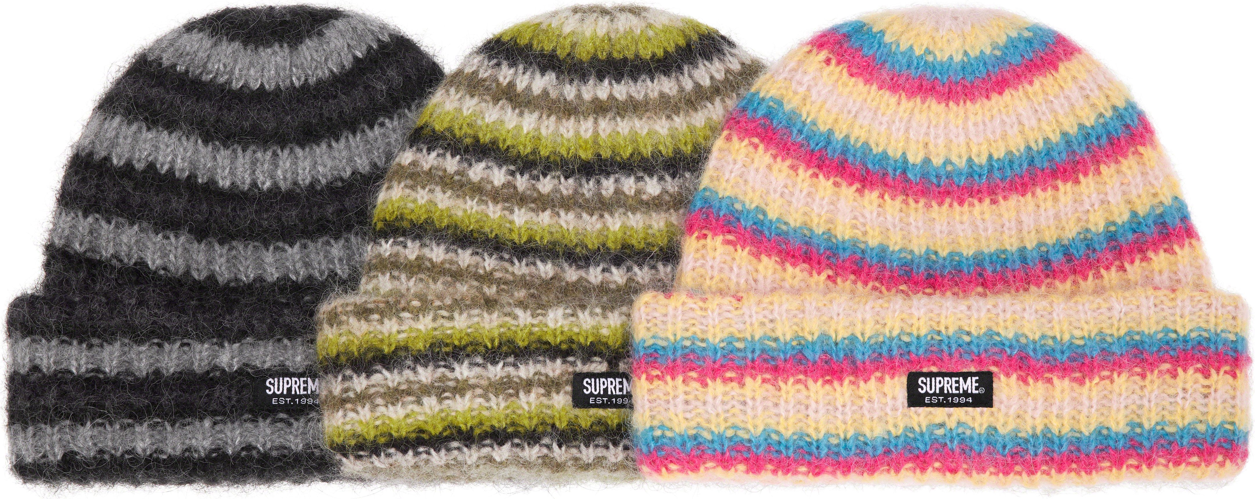 Supreme Loose Stripe Beanie black - ニットキャップ/ビーニー