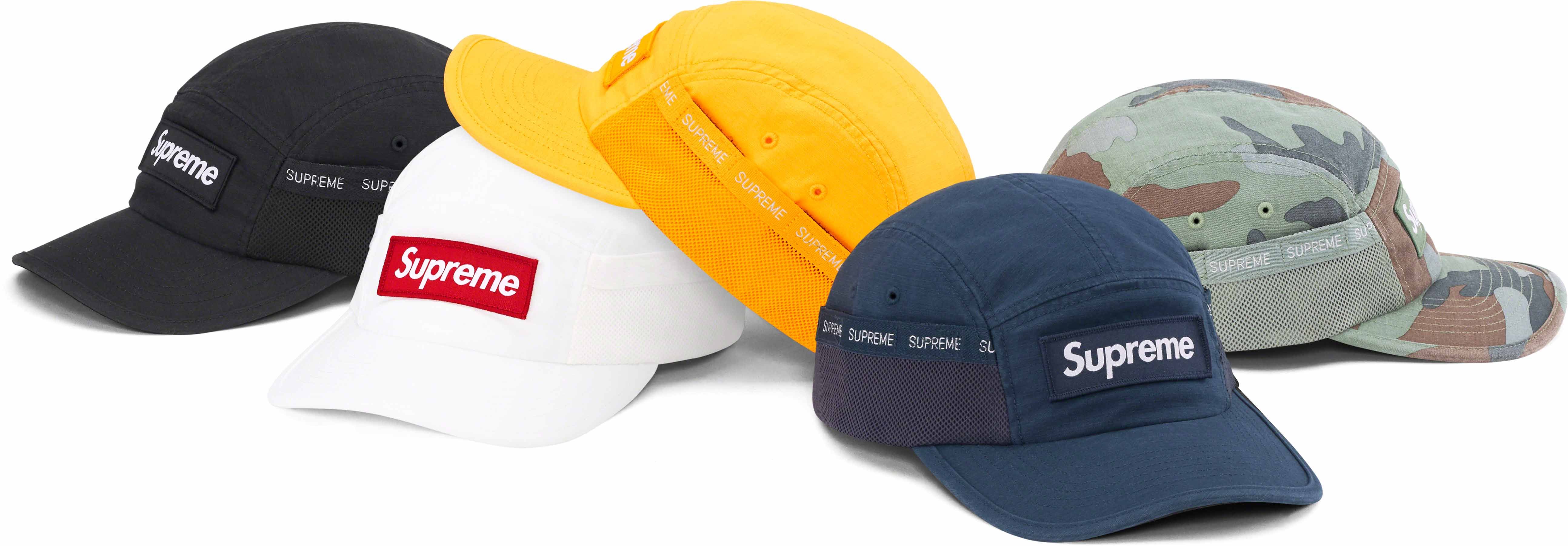 オンライン完売 Supreme Mesh Pocket Camp Cap-