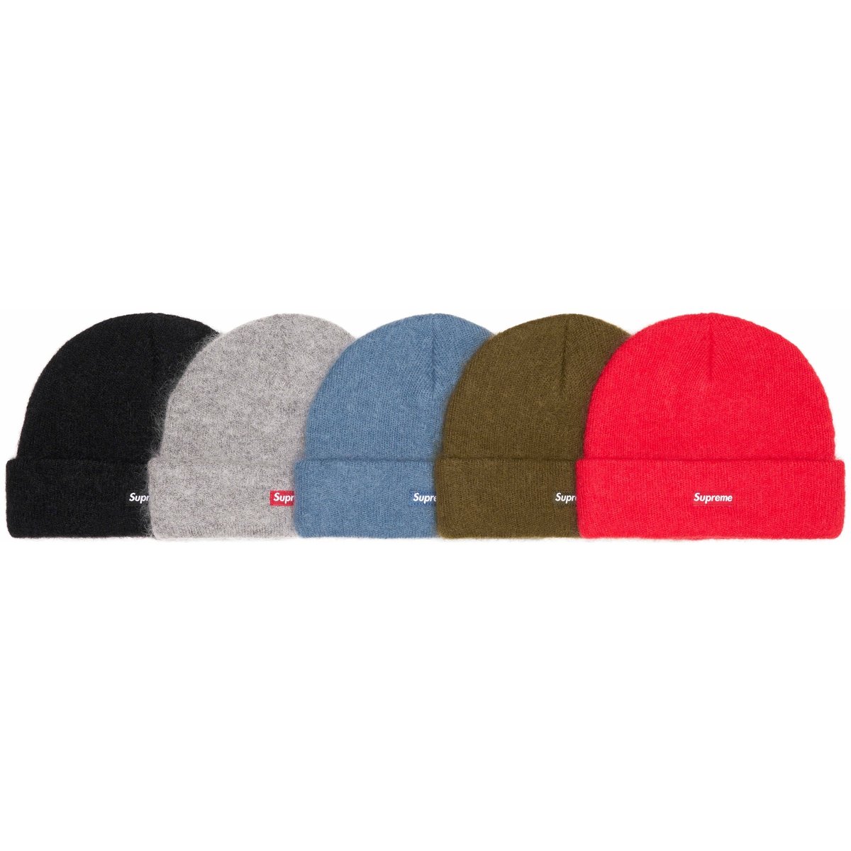 Supreme Mohair Beanie for fall winter 23 season