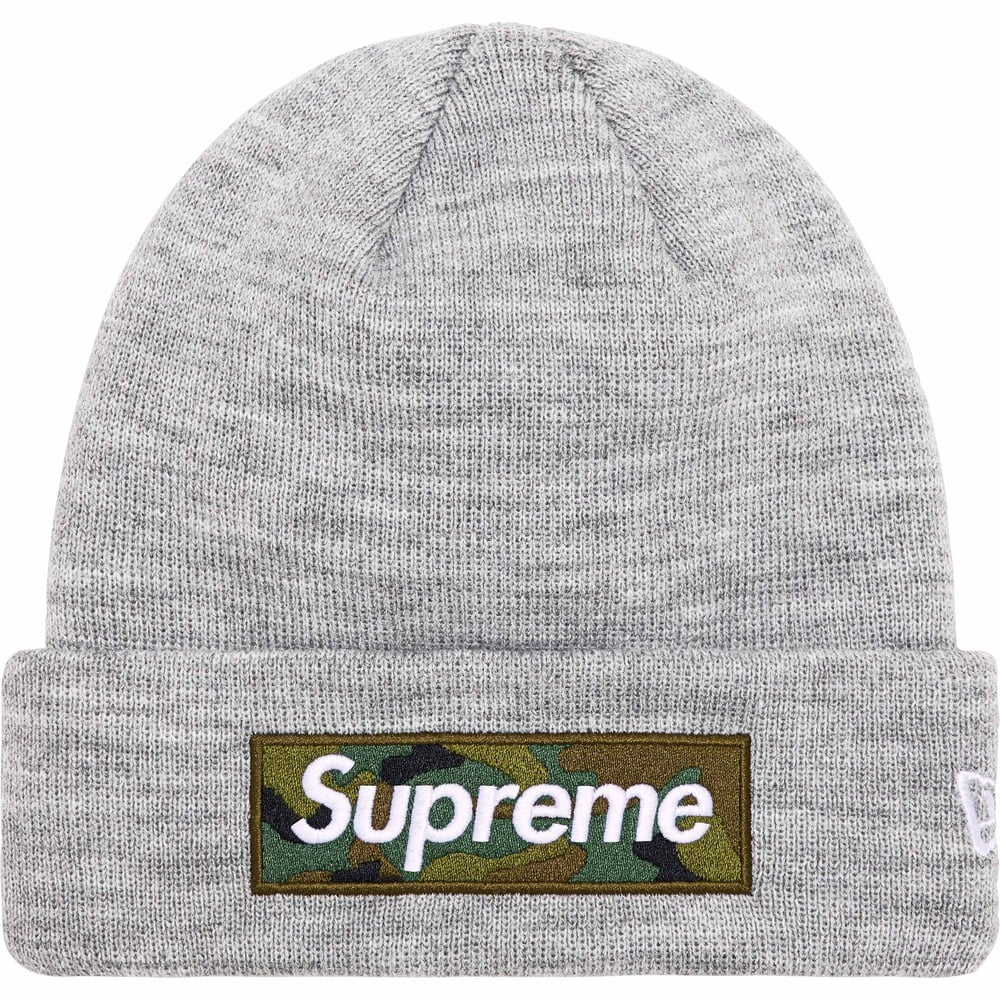 Details on New Era Box Logo Beanie  from fall winter
                                                    2023 (Price is $44)