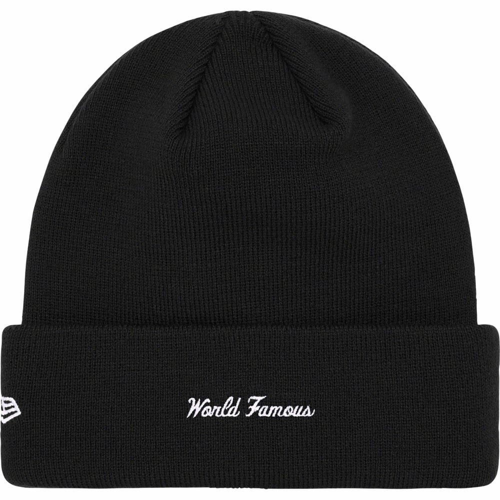 Details on New Era Box Logo Beanie  from fall winter
                                                    2023 (Price is $44)