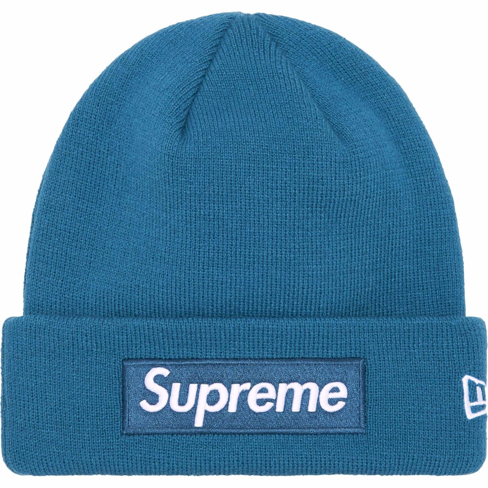 Details on New Era Box Logo Beanie  from fall winter
                                                    2023 (Price is $44)