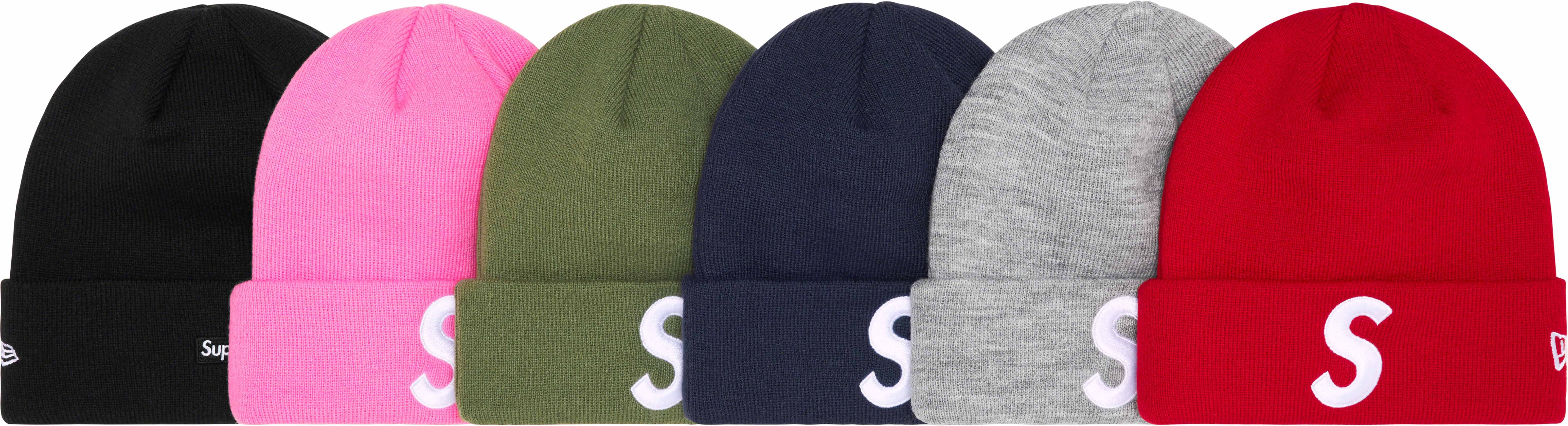 New Era S Logo Beanie - fall winter 2023 - Supreme