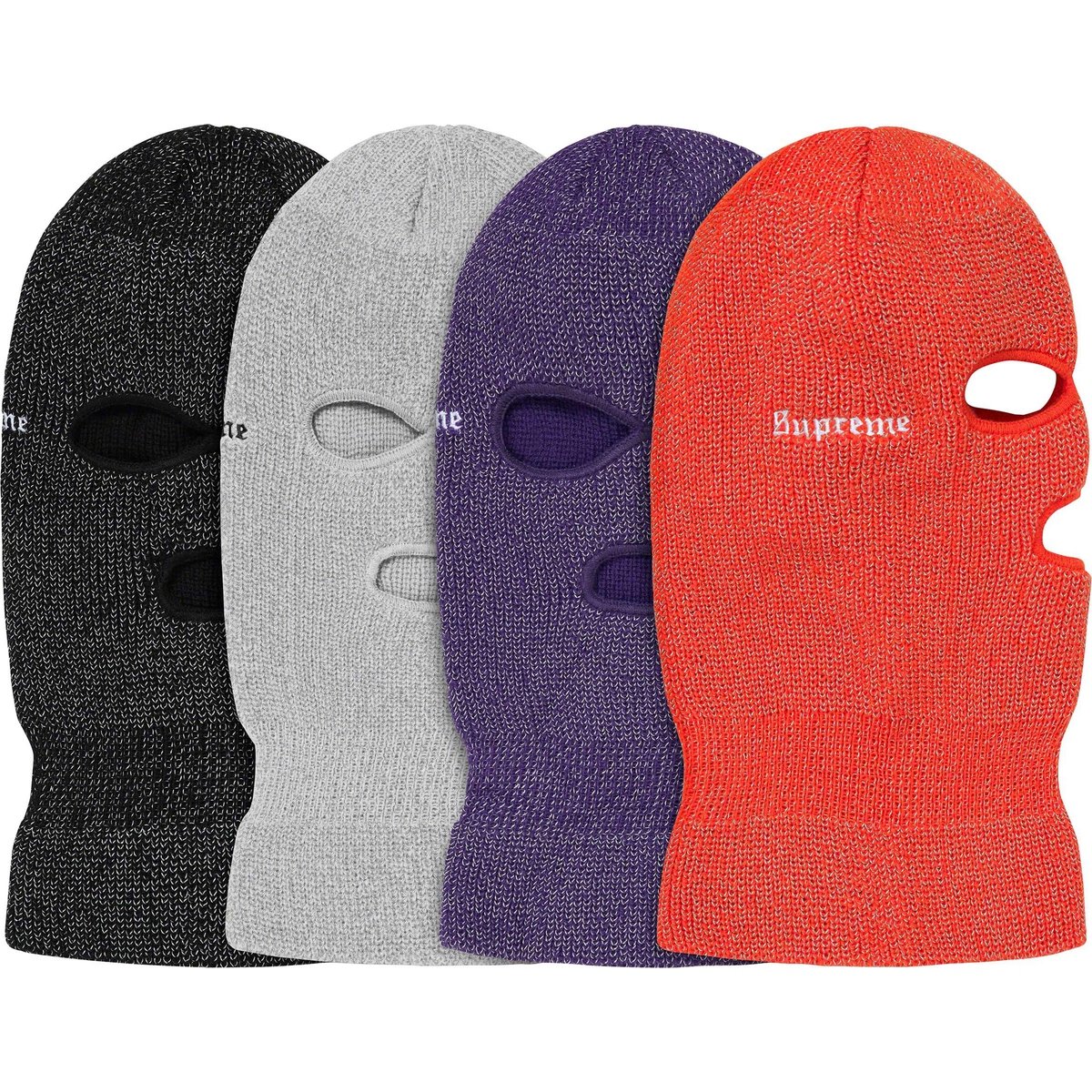 Supreme Reflective Balaclava for fall winter 23 season