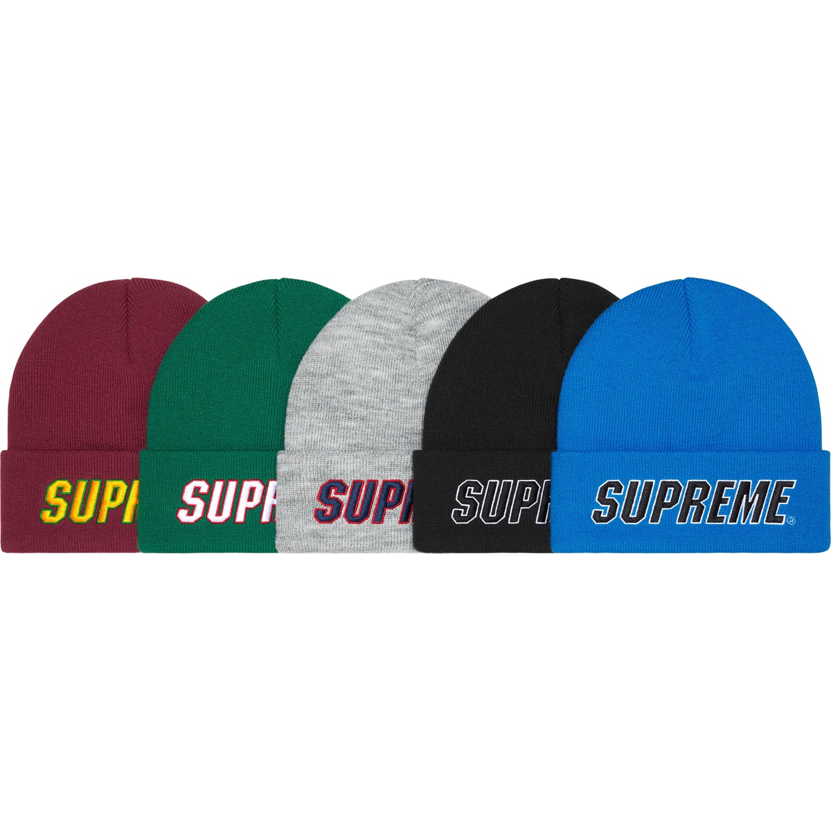 Supreme Slant Beanie for fall winter 23 season