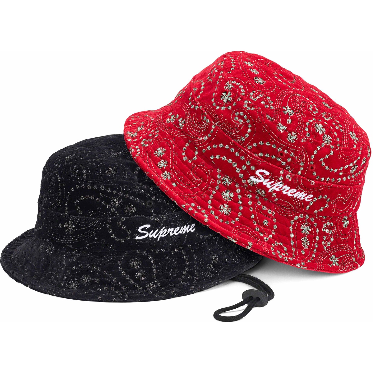 Supreme Velvet Paisley Boonie for fall winter 23 season