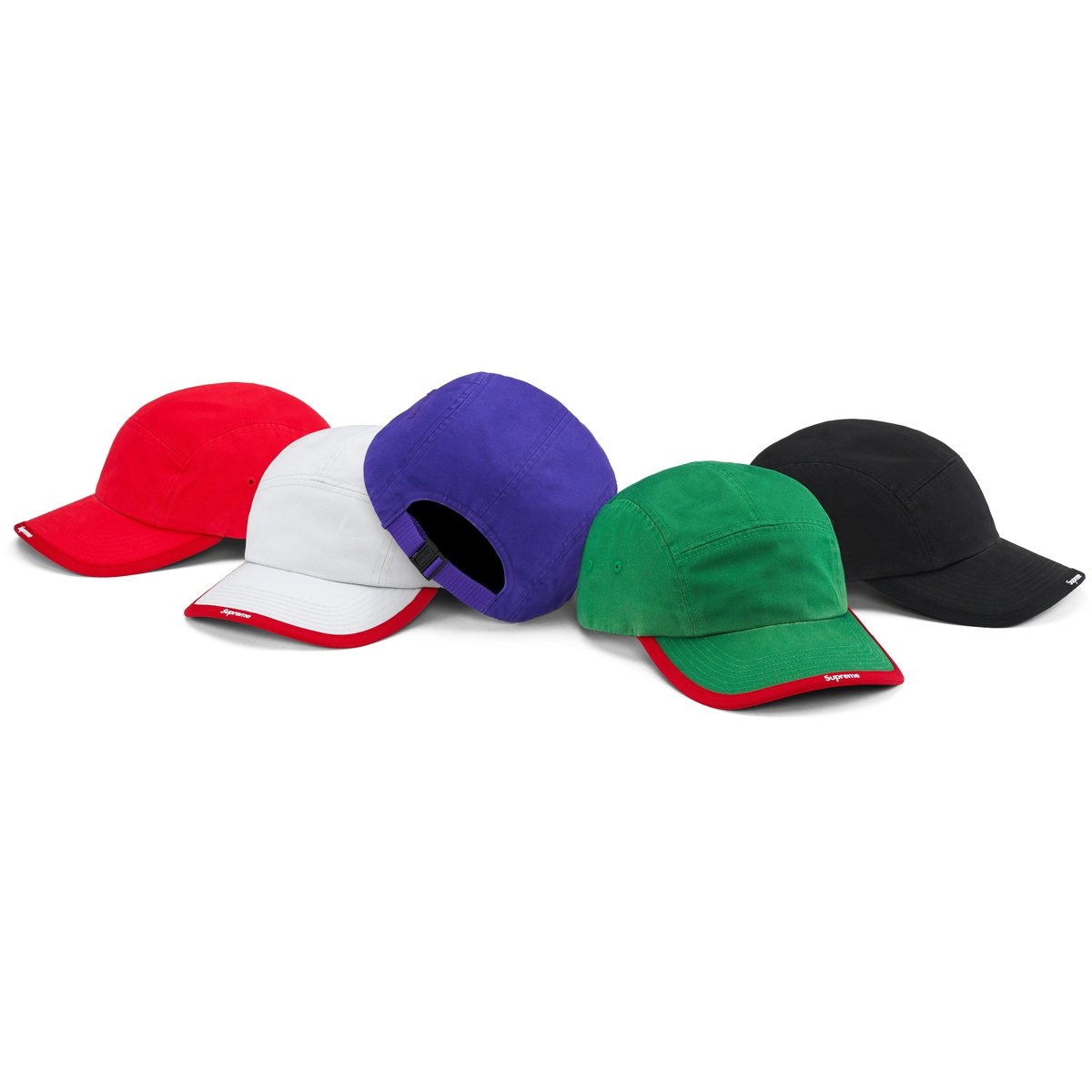 Supreme Visor Logo Camp Cap for fall winter 23 season