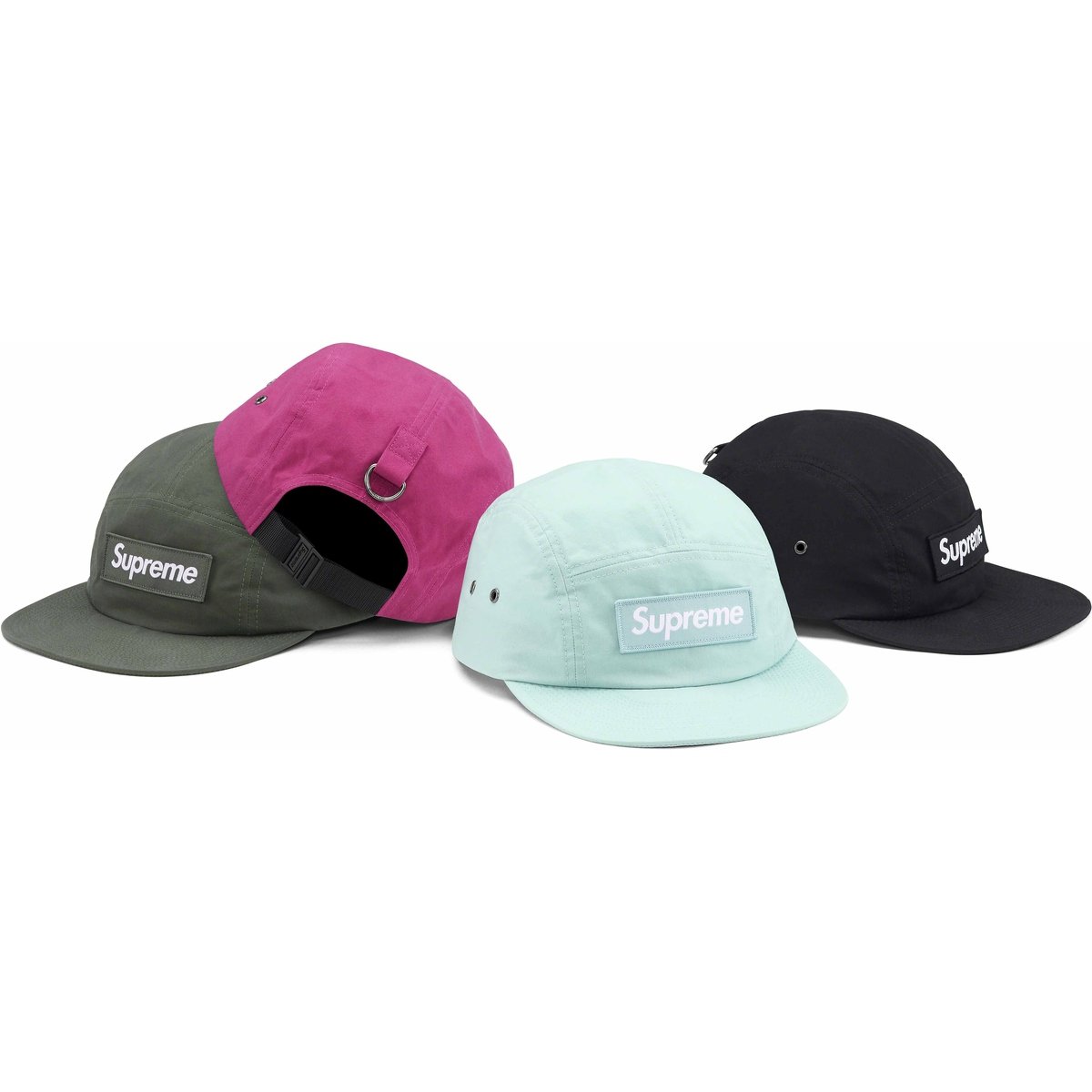 Supreme Waxed Cotton Camp Cap for fall winter 23 season