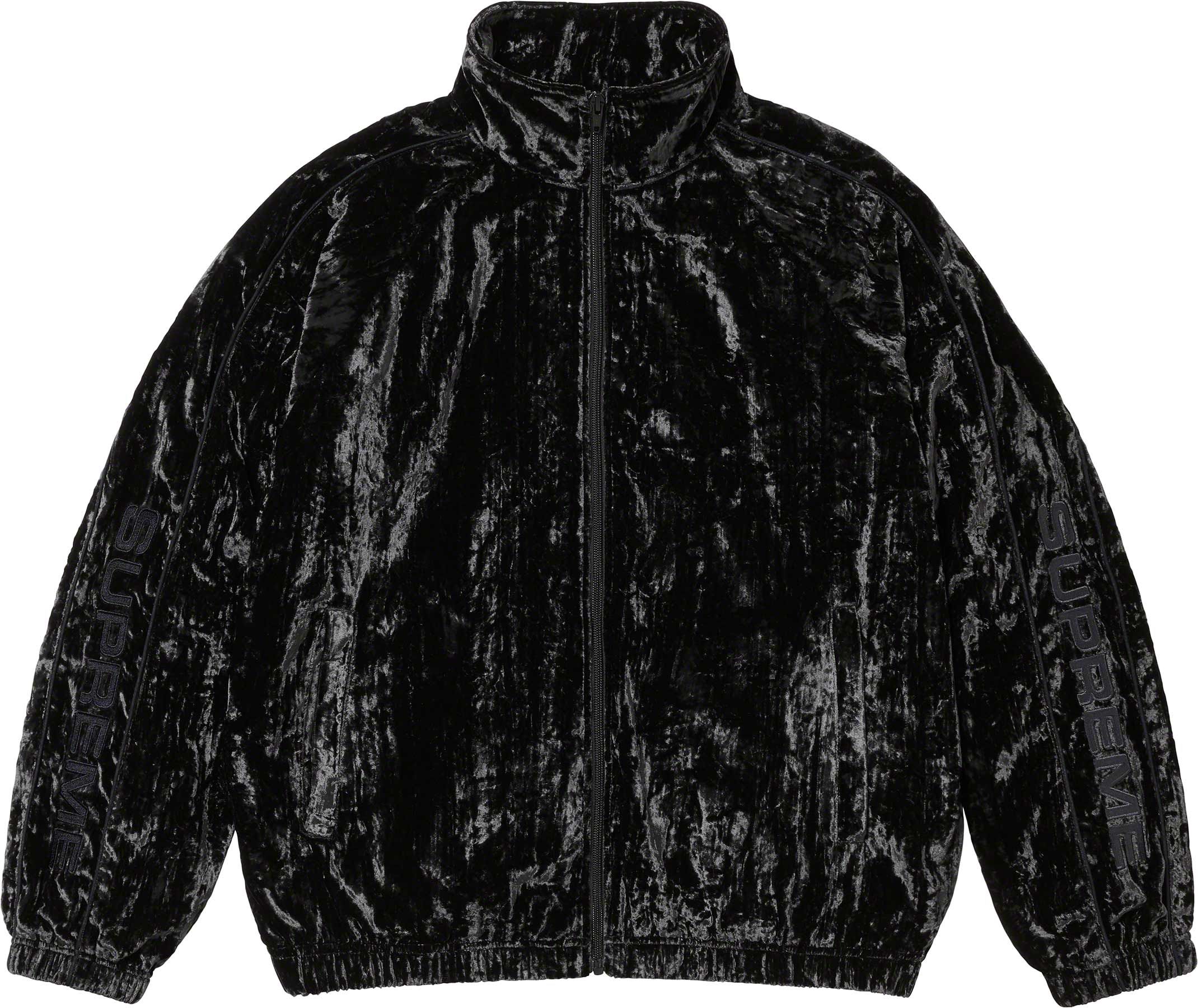 Crushed Velvet Track Jacket - fall winter 2023 - Supreme