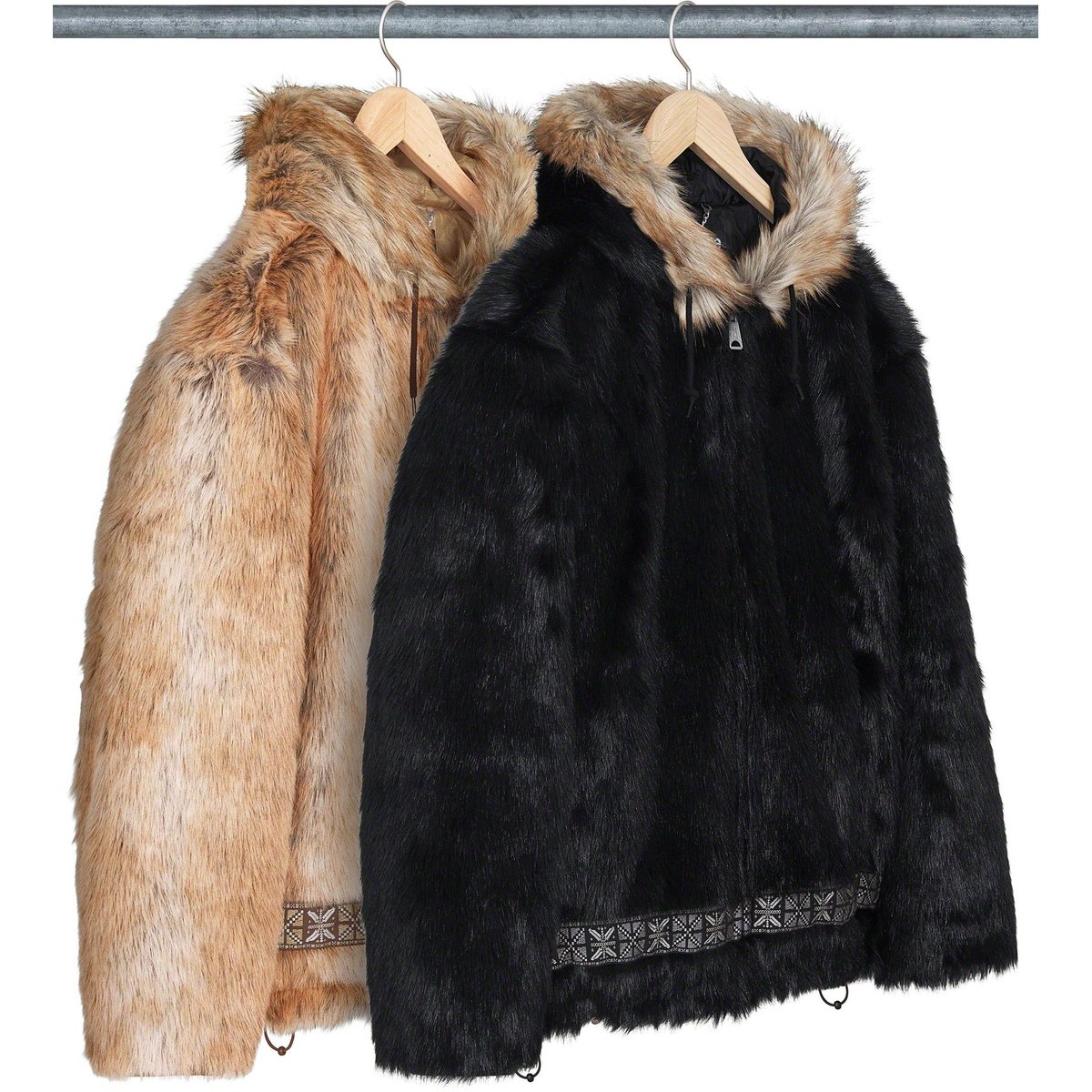 Details on Faux Fur Parka from fall winter
                                            2023