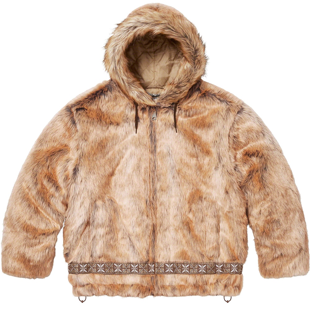 Details on Faux Fur Parka  from fall winter
                                                    2023 (Price is $398)