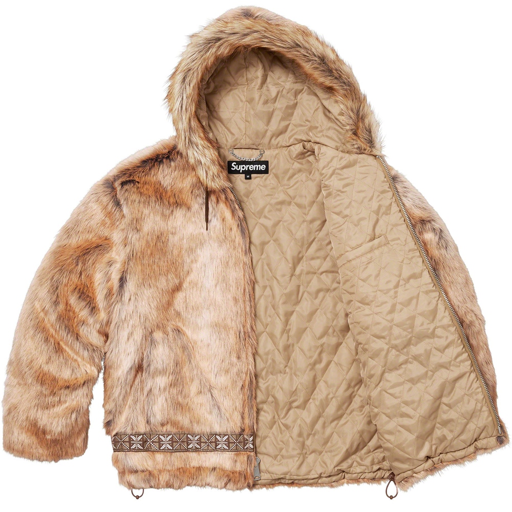 Details on Faux Fur Parka  from fall winter
                                                    2023