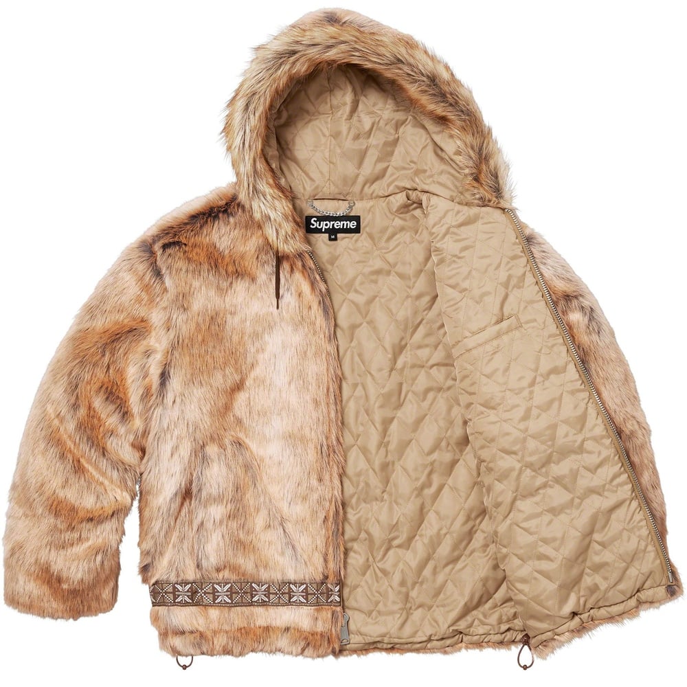 Details on Faux Fur Parka  from fall winter
                                                    2023 (Price is $398)